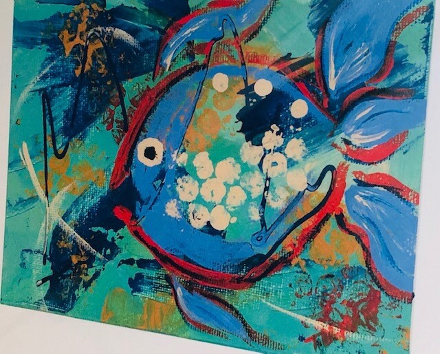 Expressionist wild life paintings by Debbie Talman