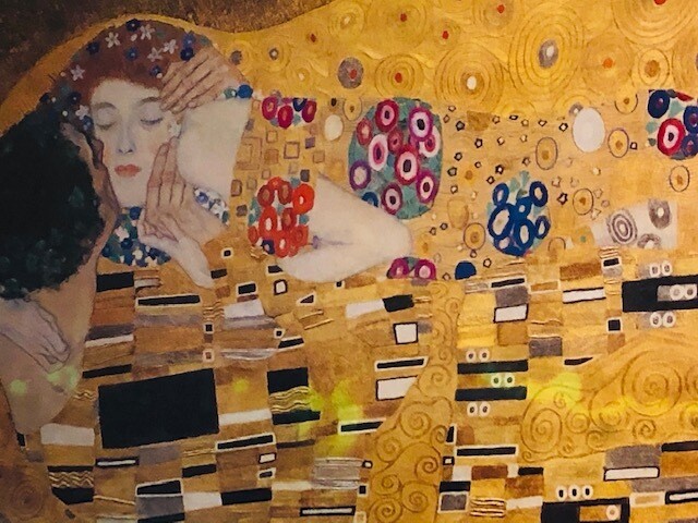 Gustav Klimt The Kiss Painting