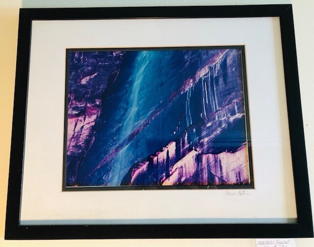 Abstract Blue Vision by Sam Pathi