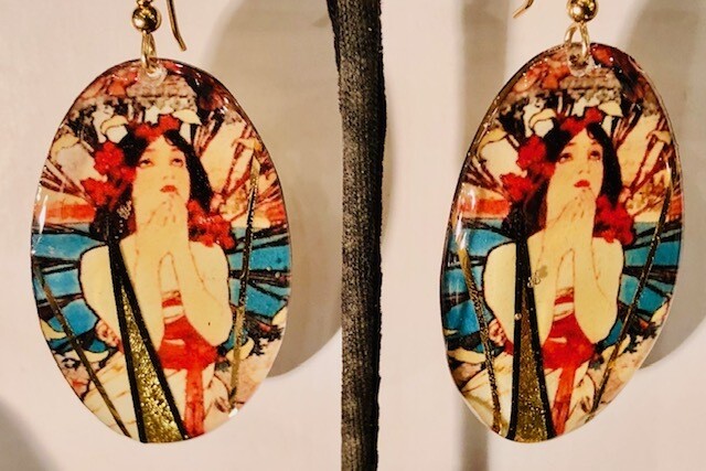 Art Nouveau Art history on metal -JTC