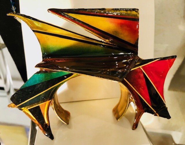 Jagged Edged Graphics Art Piece for self defence Jagged Edged Graphics Art Piece for self defence