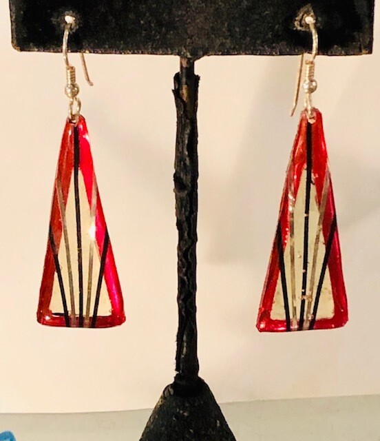 See Thru Clear designs-red green silver See Thru Clear designs-red green silver