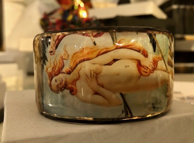 Silver & Boticelli Venus cuff