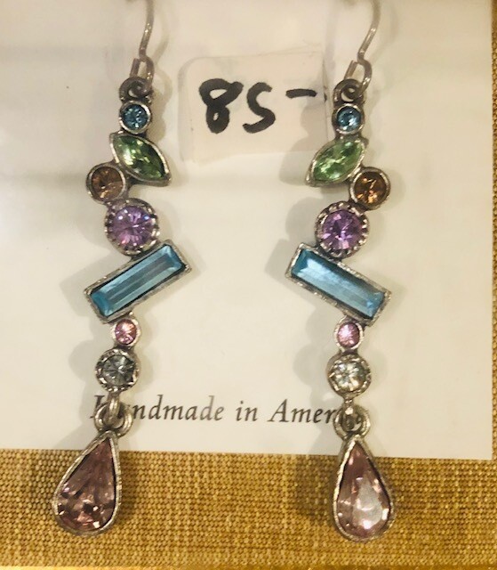 Patricia Locke crystal in silver earrings Patricia Locke crystal in silver earrings