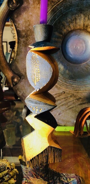 ​Carved twisted Turned wood Candle holders
by BarbaraDill ​Carved twisted Turned wood Candle holders
by BarbaraDill
