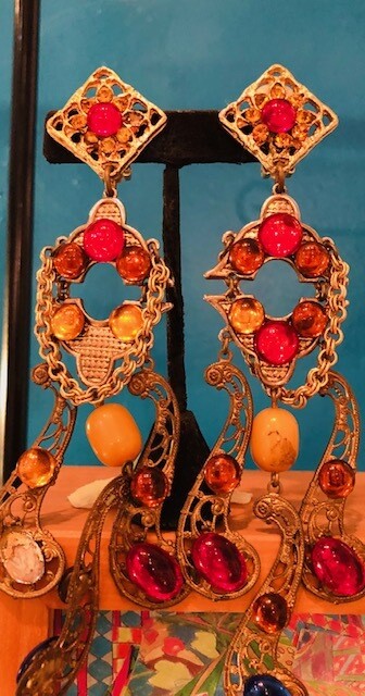 Tajh Mahal Indian Drop earrings by Brett Lewis Tajh Mahal Indian Drop earrings by Brett Lewis