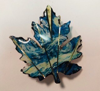 Leaf Pins with tiffany & Van go images