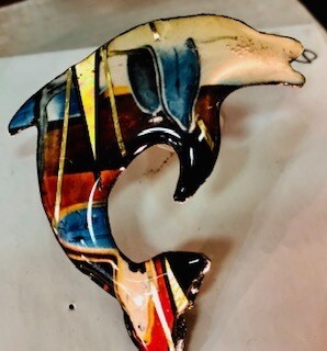 Dolfin Pin Dali colors Dolfin Pin Dali colors