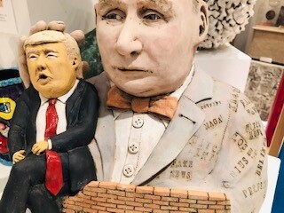 Putin And Trump Ceramic Sculpture Putin And Trump Ceramic Sculpture