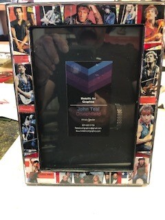 Rock Star "the Boss" Frames in brass 5x7