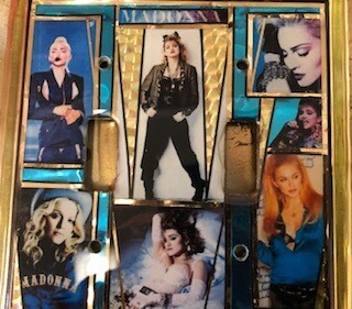 Rock Star "Madona " switchplates in brass