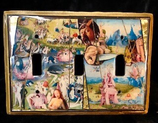 Triptick Hieronymous Bosh Heven & Hell Swtchplate Triptick Hieronymous Bosh Heven & Hell Swtchplate