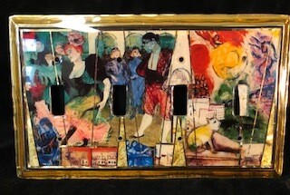 Art History Toulouse Lautreck Switchplate 4 toggle

​