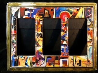 Art History on metal Picasso / Van Gogh Switchplates Art History on metal Picasso / Van Gogh Switchplates