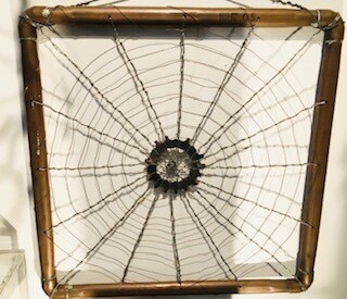 Copper frame with elaborate Spider Web- Matt smithdeal Copper frame with elaborate Spider Web- Matt smithdeal