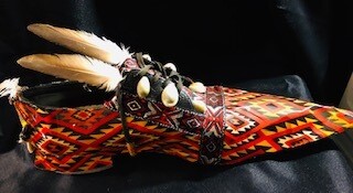 American Indian pointed shoe by Charles Sharp American Indian pointed shoe by Charles Sharp