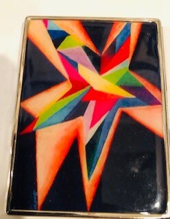 Multi Swirl Cigarette case & Business card case- by Shannon