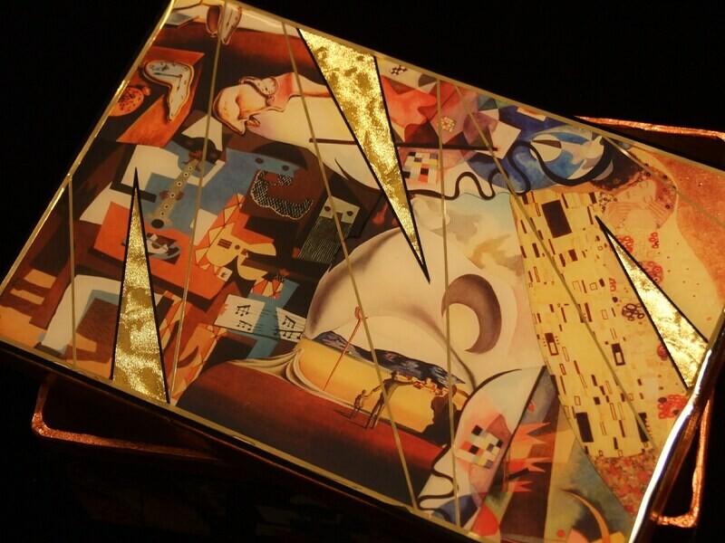 Kandinsky-Picasso-Dali Mixed Media Box-JTC Kandinsky-Picasso-Dali Mixed Media Box-JTC