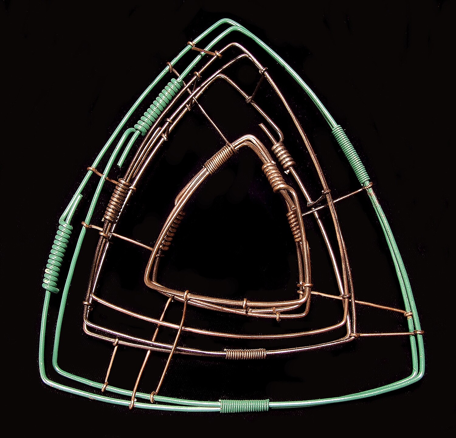 Wire Constructed bracelet/ sculptures by Donna Aquino Wire Constructed bracelet/ sculptures by Donna Aquino