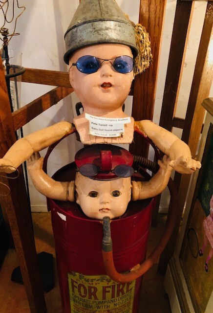 Antique Doll & Machinery Sculptures by Peter Tansill Antique Doll & Machinery Sculptures by Peter Tansill