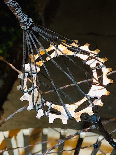 Multi complex Wire sculpture representing the universe -Matt Smithdeal Multi complex Wire sculpture representing the universe -Matt Smithdeal