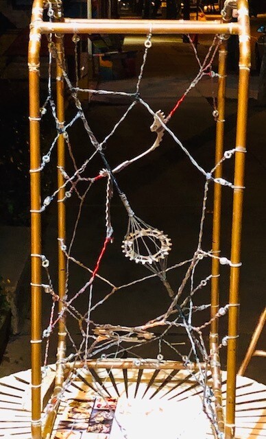 Multi complex Wire sculpture representing the universe -Matt Smithdeal