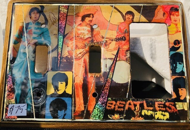 Sergent Peppers Beatles switchplate Sergent Peppers Beatles switchplate