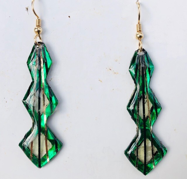 Zigzag Metallics Earrings Zigzag Metallics Earrings