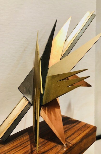 Mini Brass Copper Constructed Sculptures Mini Brass Copper Constructed Sculptures