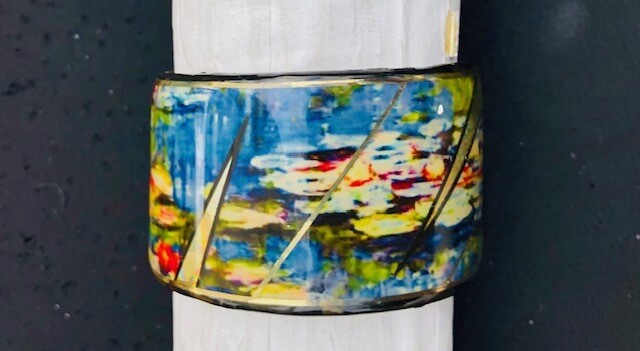 Monet Water Lilies Bracelet-Cuff-3 Monet Water Lilies Bracelet-Cuff-3" By JTC_MAG