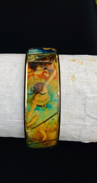 Degas Dancers & Matisse Bracelet-Cuff-1"  By  JTC_MAG