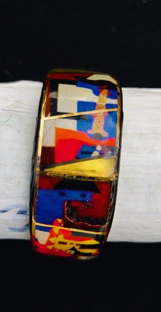 Picasso Muscians Bracelet-Cuff-2"  By  JTC_MAG