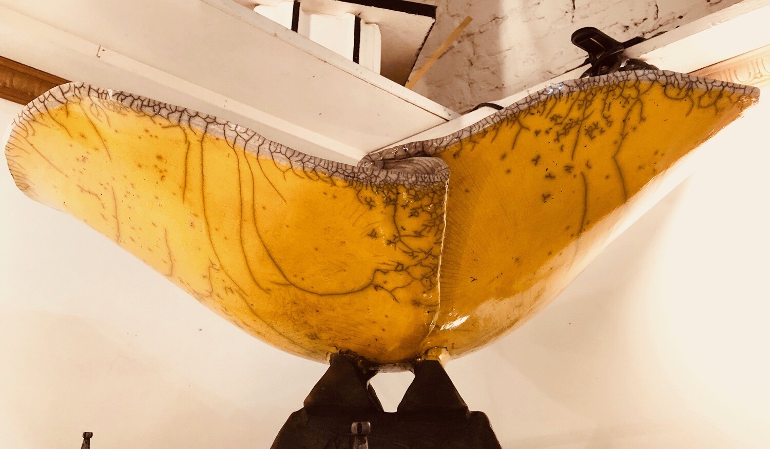 Winged Victory!... ceramic Bowl/ Platter & Sculpture- David camden