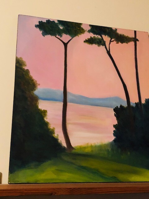 Serene landscape at Sunset by Toni Davidson Serene landscape at Sunset by Toni Davidson