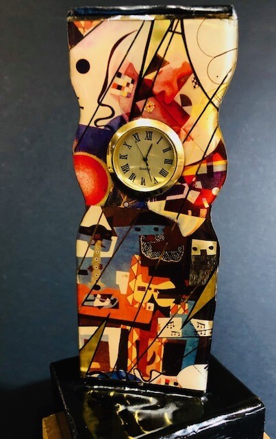 Picasso-Kandinsky Modern Clock Picasso-Kandinsky Modern Clock