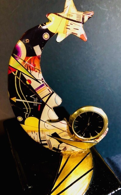 Man in the Moon Kandinsky Clock Man in the Moon Kandinsky Clock