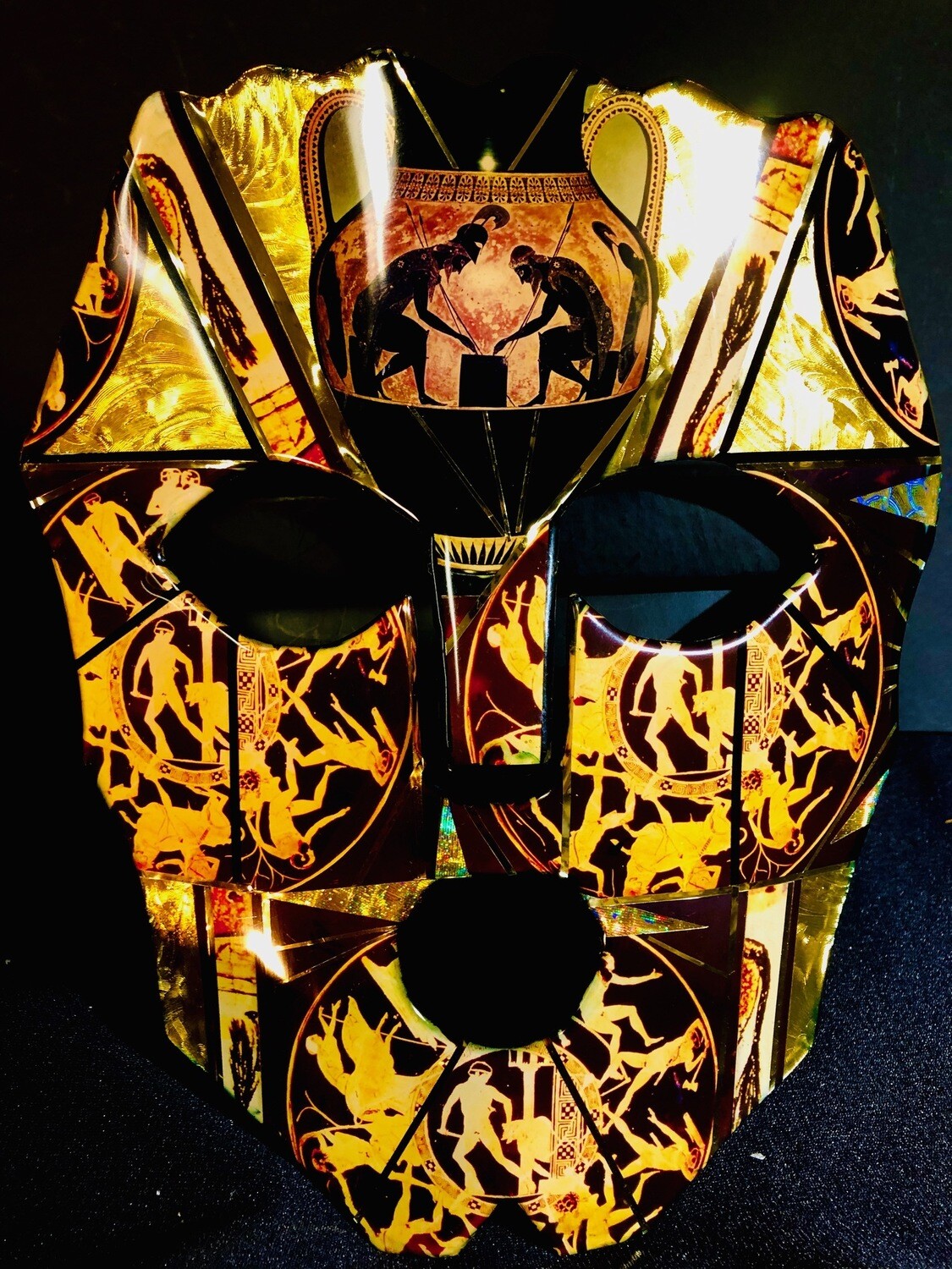 Antique Greek Mask Of Agamemnon -John T. Crutchfield Antique Greek Mask Of Agamemnon -John T. Crutchfield