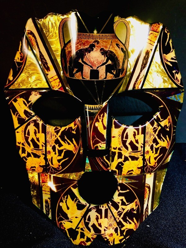 Antique Greek Mask Of Agamemnon -John T. Crutchfield