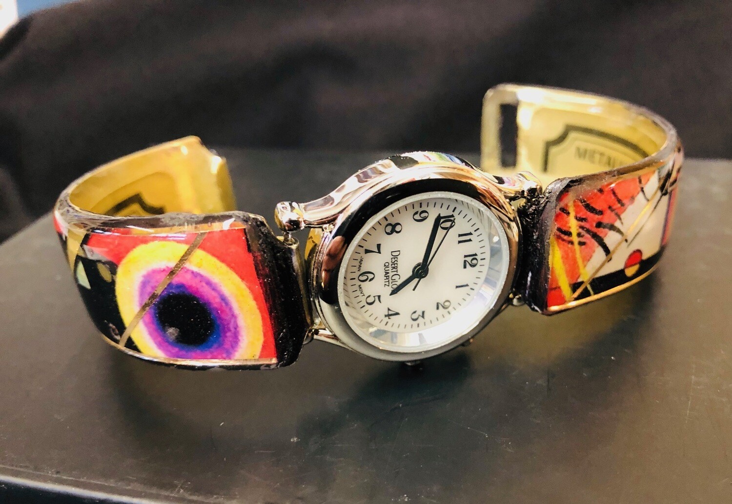 Metallic Art Watches-Kandinsky Art History inspired