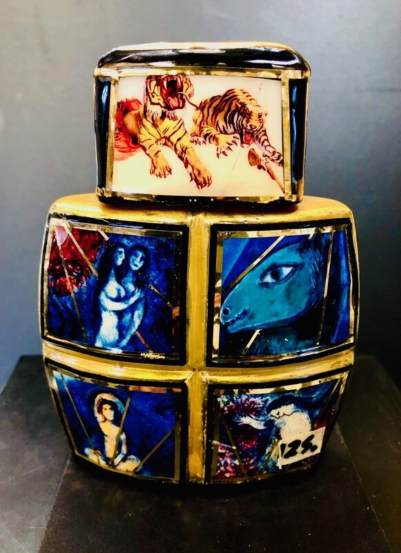 Graphics Chagal & Dali Perfume Bottle