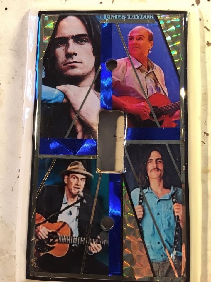 James Taylor Rock& Roll Single toggle Switch plate