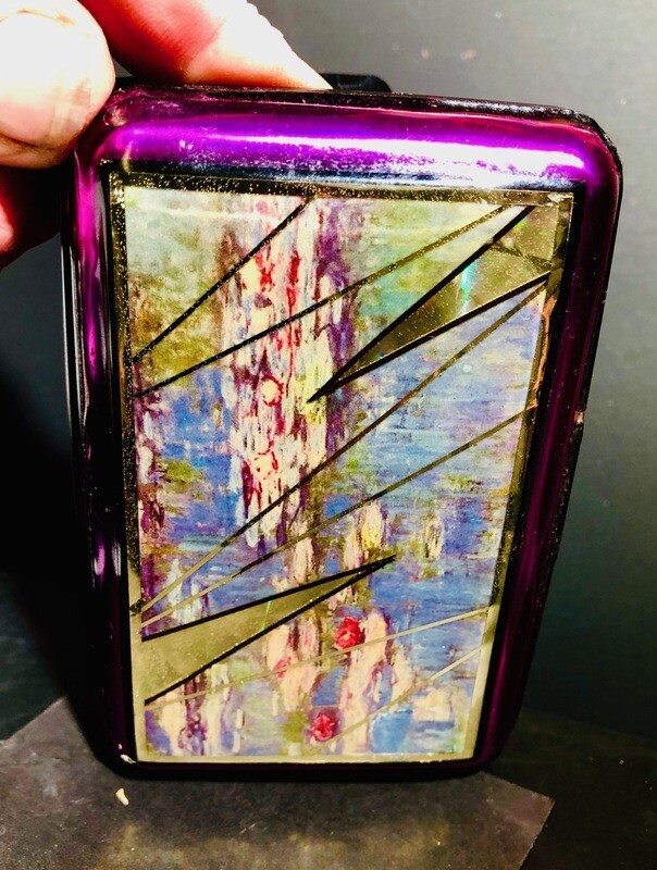 Monet Water Lilies Modern Credit card case