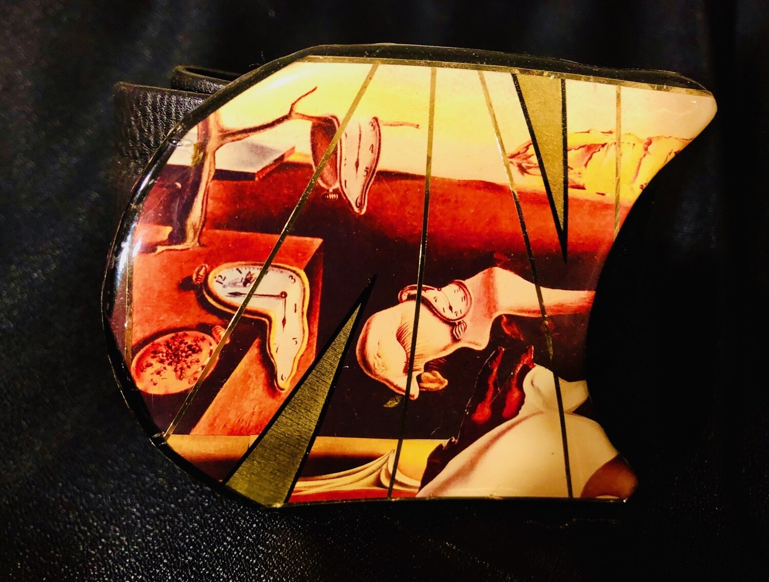 Melted Dali Clocks Slide Belt Buckle