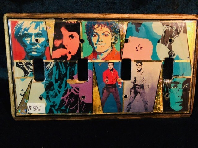 Art History on metal Warhol / Mondrian Art History on metal Warhol / Mondrian