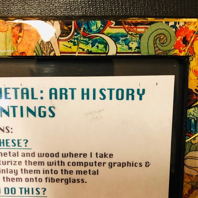 Floral Design Art Noveau Paris Frame