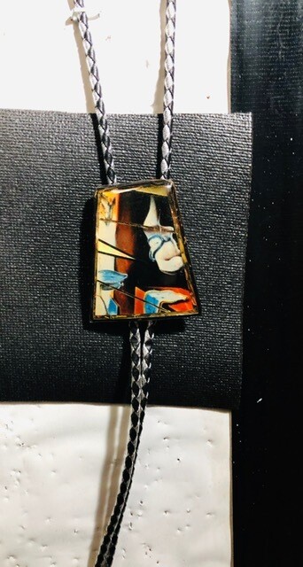 Picasso-Dali Modern Bolo Tie Picasso-Dali Modern Bolo Tie