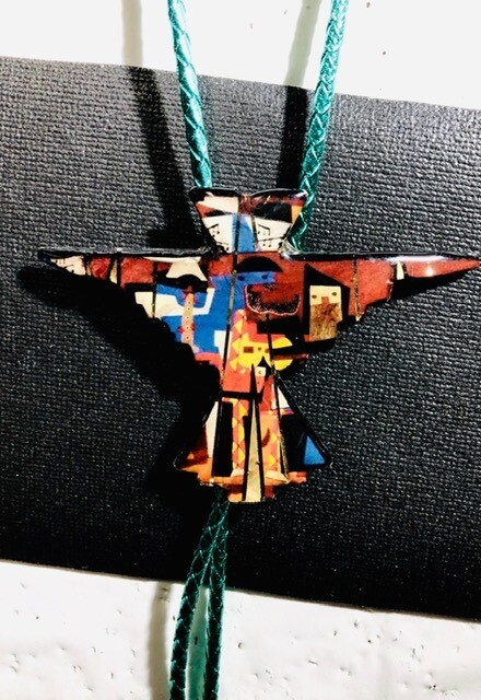 Picasso Modern Thunderbird Bollo Tie