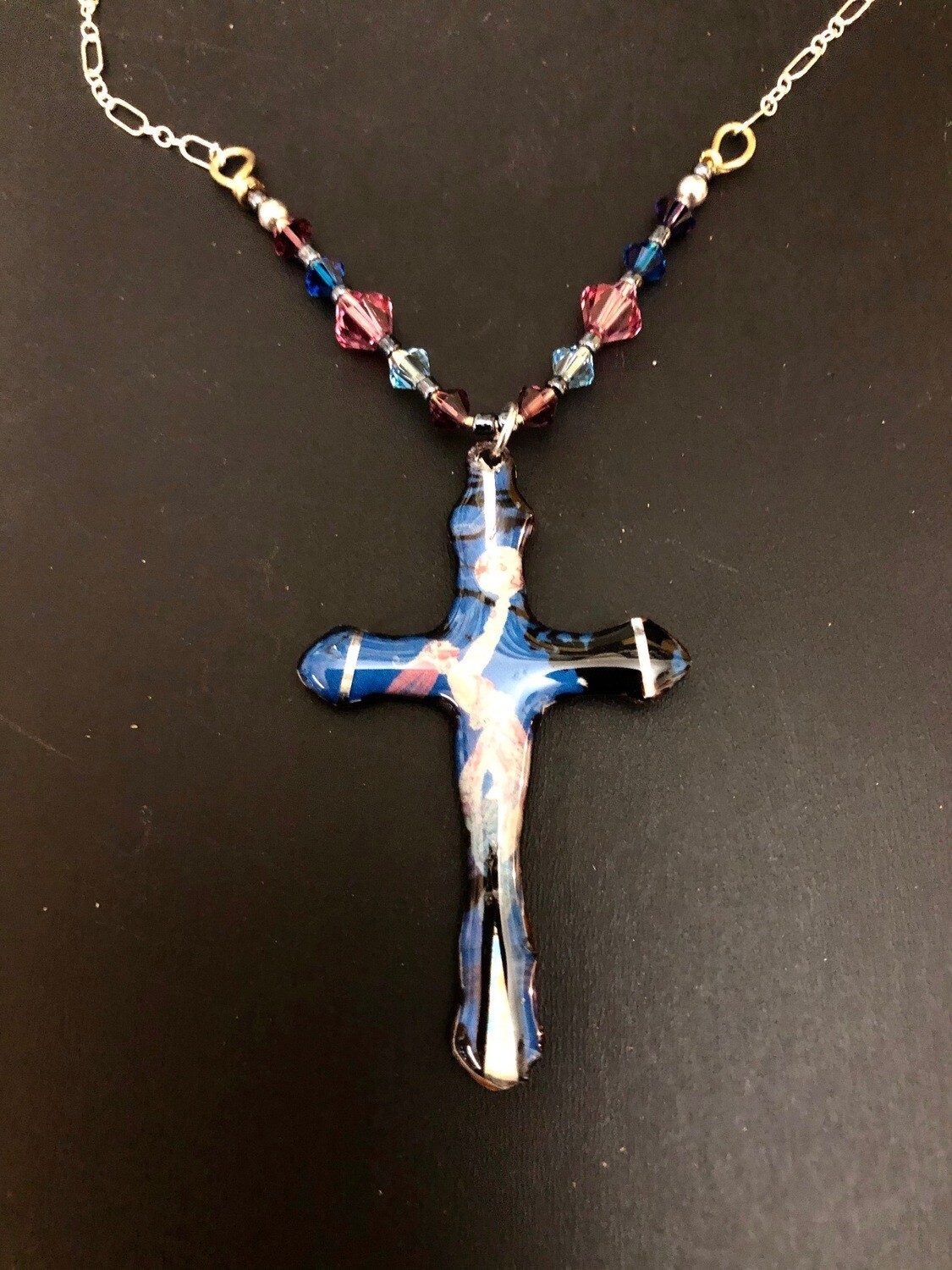 Art Deco Erte Silver Necklace