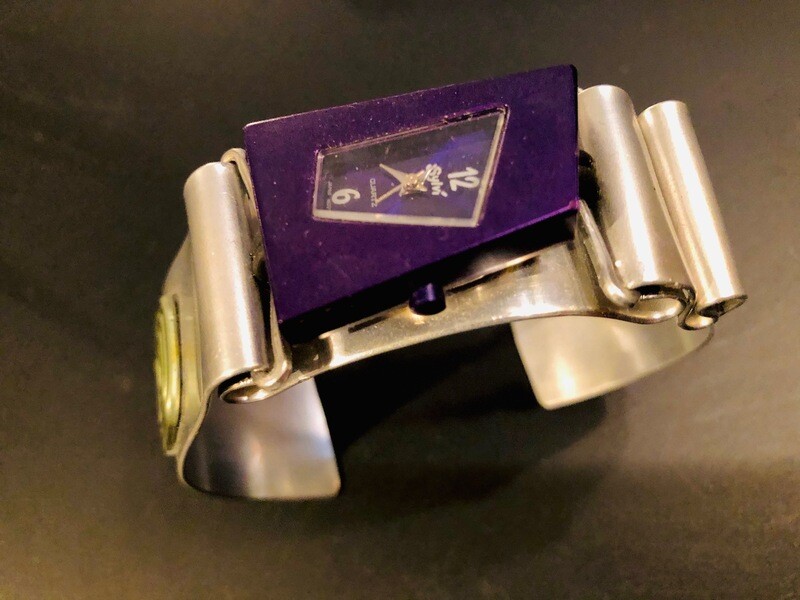 SOLD Anondized Aluminum Watches
by Eclat-Sylvia Harwin SOLD Anondized Aluminum Watches
by Eclat-Sylvia Harwin