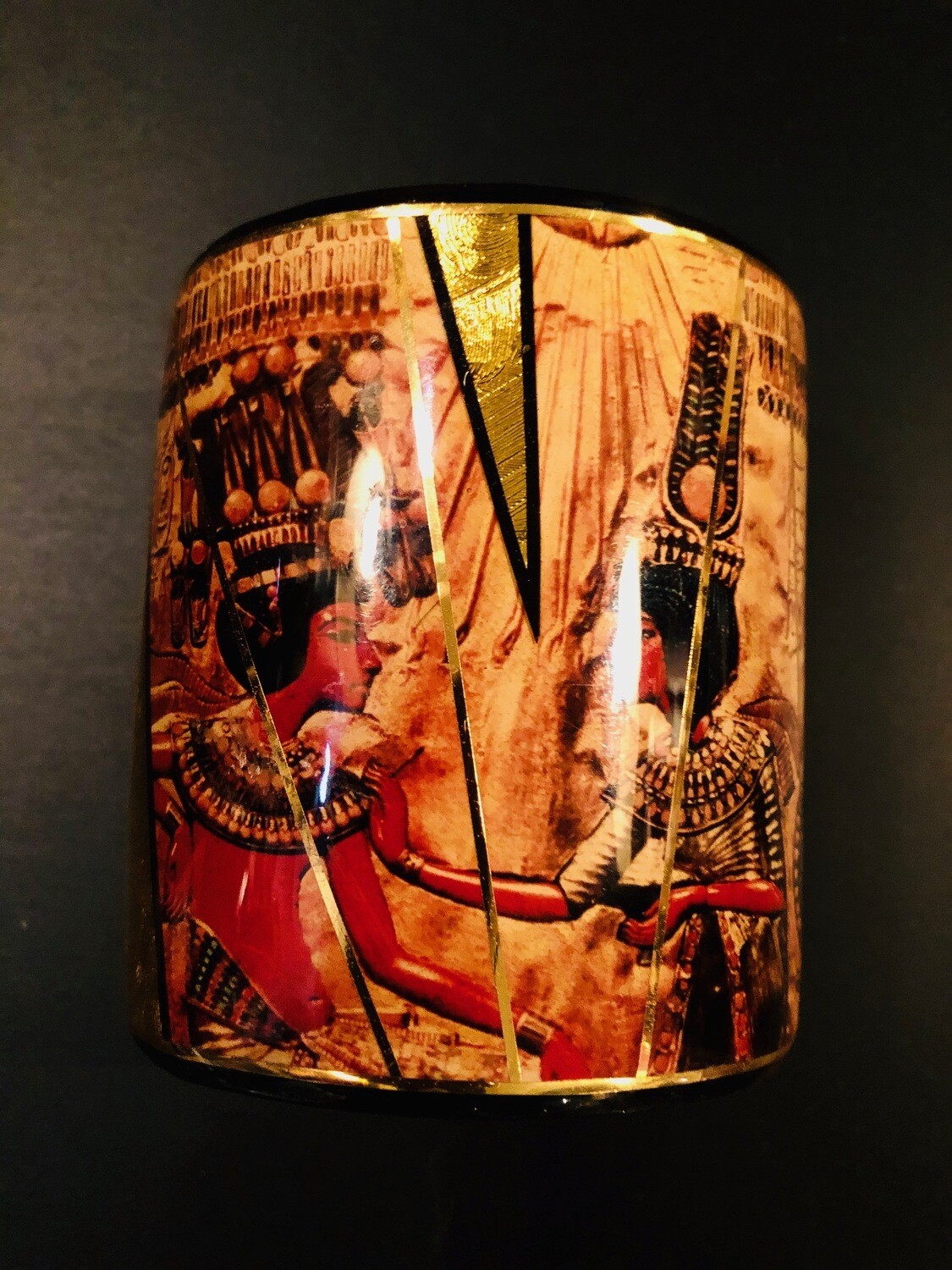 Large Egyptian brass bracelet / Cuff Large Egyptian brass bracelet / Cuff